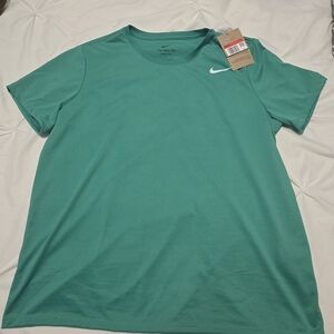 Nike Women's Teal Short Green Tee